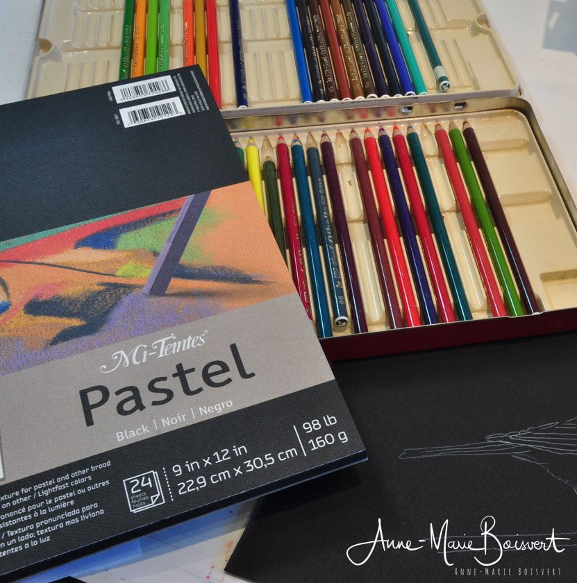 Étude de pastel sec