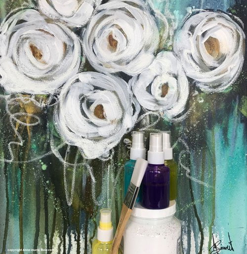 Pas à pas Fleurs semi-figuratives