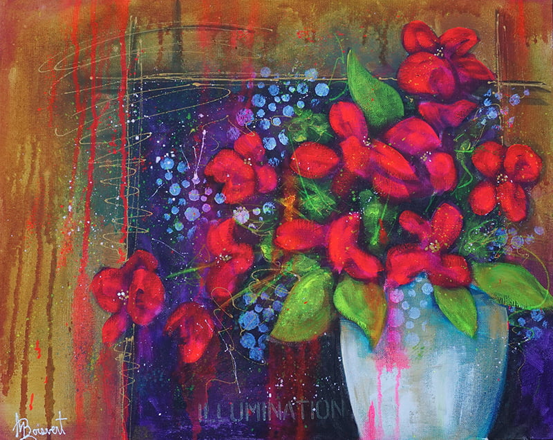 Caméléon plusieurs version de moi…expo solo