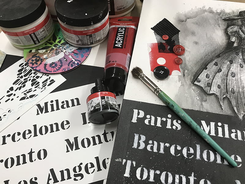 Lancement collection pochoirs septembre 2020