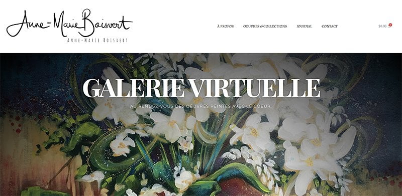 Lancement galerie virtuelle